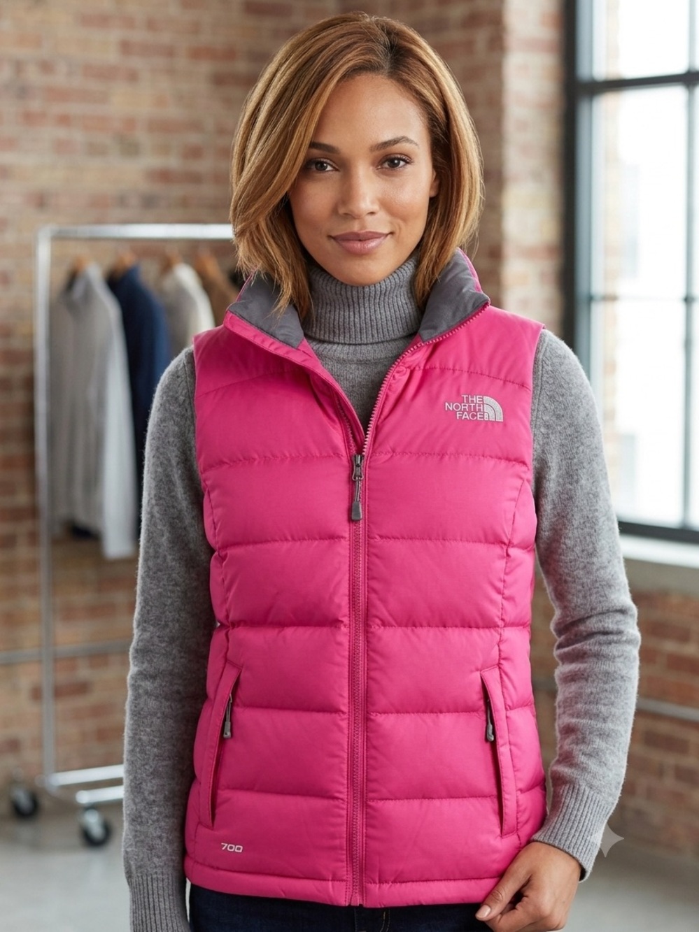 The North Face XS Nuptse 700 Down Puffer Vest
